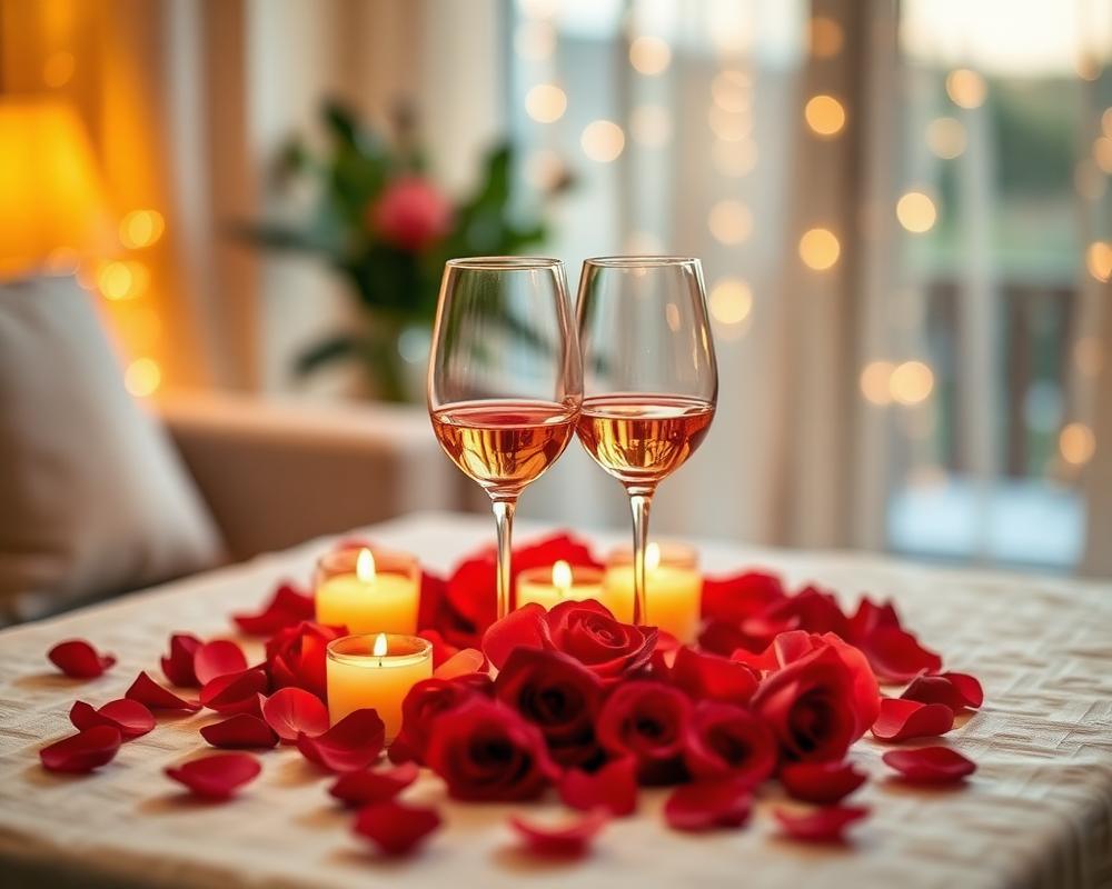 Couple celebrating their anniversary